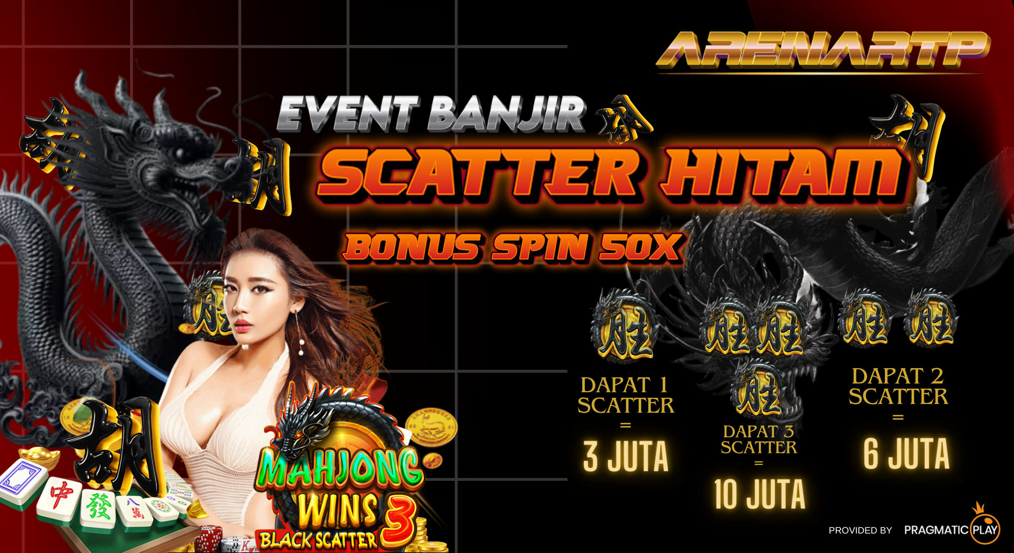 ARENARTP | Berburu Scatter Hitam Mahjong Wins3 Gacor